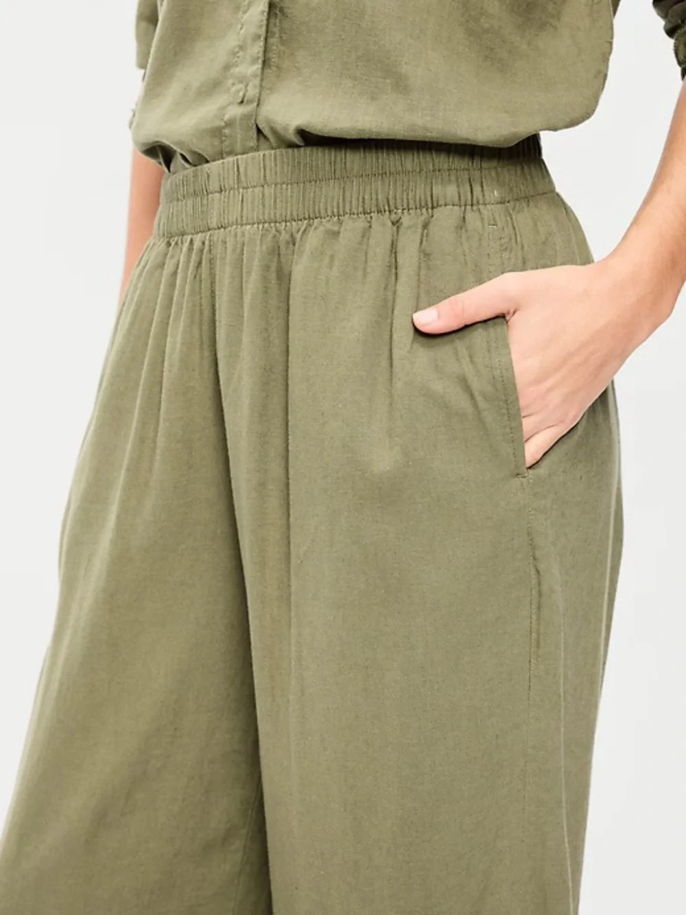 Old Navy High-Rise Playa Wide Leg Pants - Picture 2 of 6